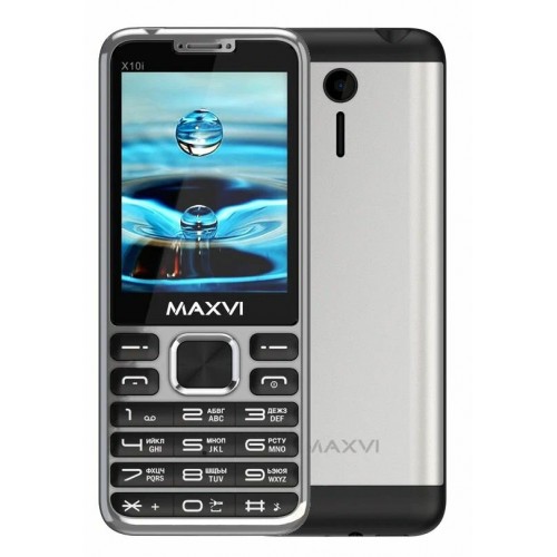 Телефон MAXVI X10i Metallic Silver (серебристый) 1
