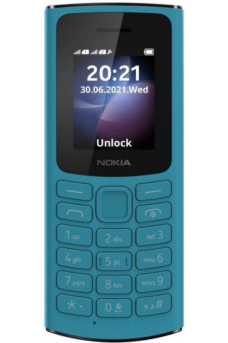 Телефон Nokia 105 2023 (TA-1557) Cyan (голубой) 1