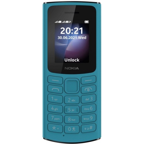 Телефон Nokia 105 2023 (TA-1557) Cyan (голубой) 1