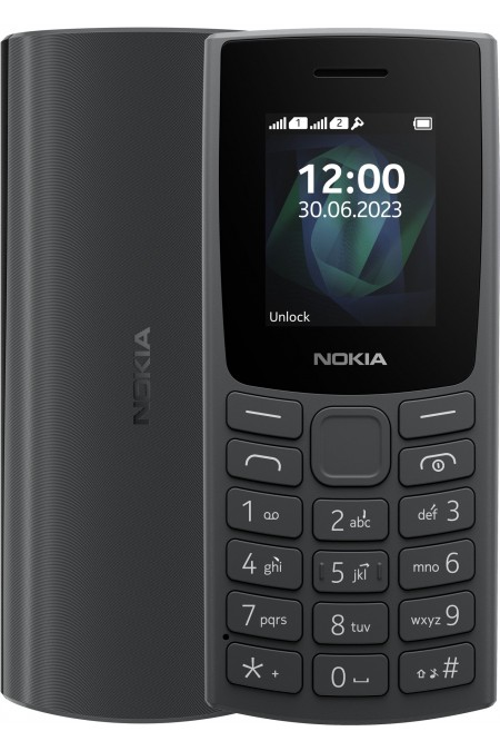 Телефон Nokia 105 4G DS (2021) Black (черный) 