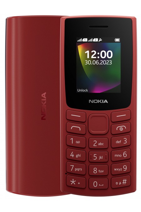 Телефон Nokia 106 DS 2023 (TA-1564) Red (красный) 