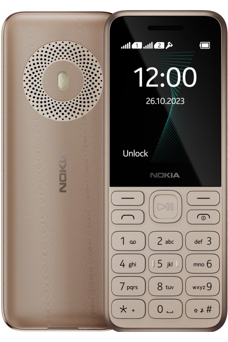 Телефон Nokia 130 (2023) Light Gold (светло-золотой) 