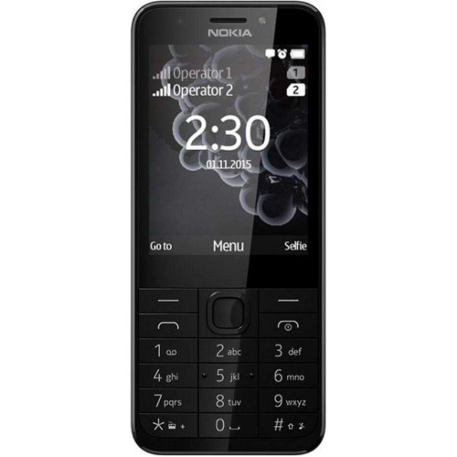 Телефон Nokia 230 Dual Sim Black (черный) 1