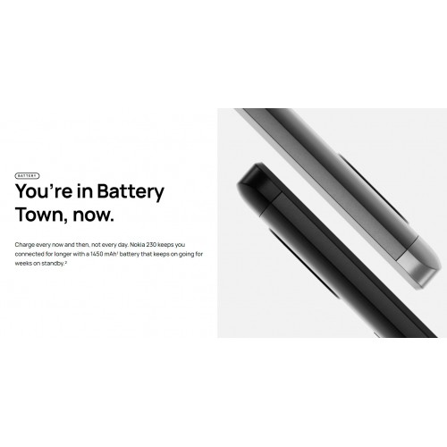 Телефон Nokia 230 Dual Sim Black (черный) 5