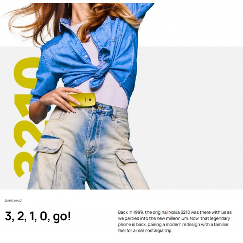 Телефон Nokia 3210 4G DS (TA-1618) Grunge Black (черный) 8