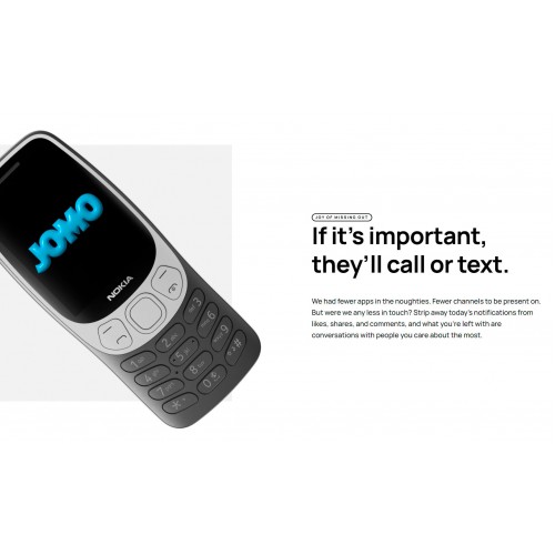 Телефон Nokia 3210 4G DS (TA-1618) Grunge Black (черный) 9