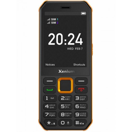 Телефон Philips Xenium X300 Black/Orange (черный/оранжевый) 1