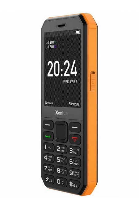 Телефон Philips Xenium X300 Black/Orange (черный/оранжевый) 2