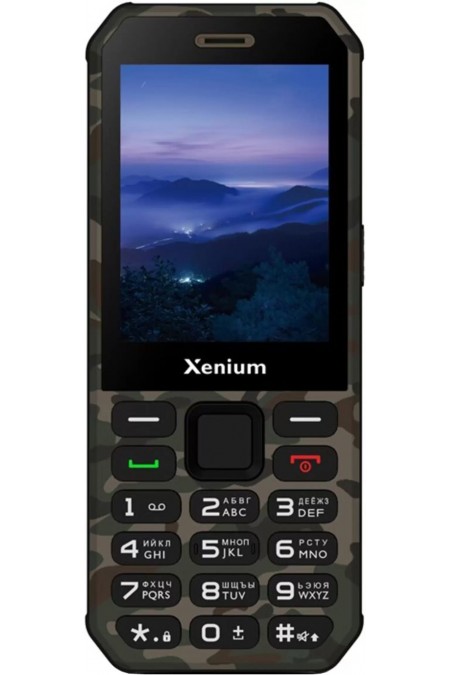 Телефон Philips Xenium X300 Green (зеленый) 