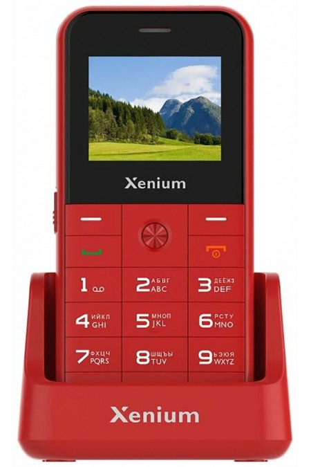 Телефон Philips Xenium X718 Red (красный) 