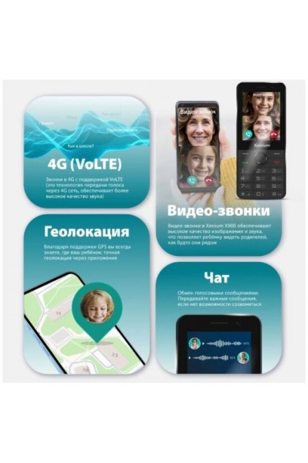 Телефон Philips Xenium X900 Black (черный) 2