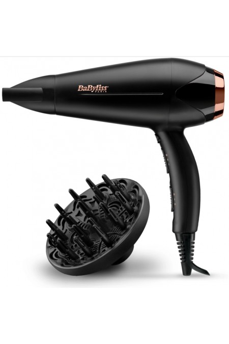 Фен Babyliss Turbo Shine 2200 (D570DE) (черный) 