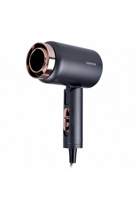 Фен CENTEK CT-2202 (серый/золотой) 