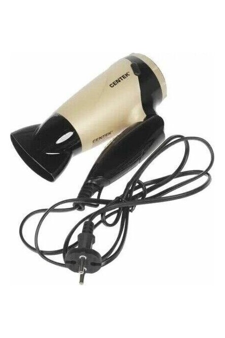 Фен CENTEK CT-2209 (бежевый/черный) 3