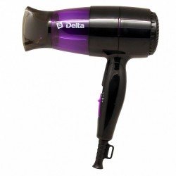 Фен DELTA DL-0907 (черный/фиолетовый)