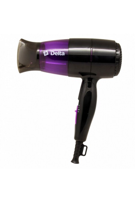 Фен DELTA DL-0907 (черный/фиолетовый) 
