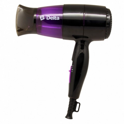 Фен DELTA DL-0907 (черный/фиолетовый) 