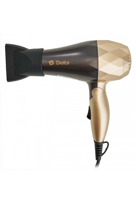 Фен DELTA DL-0909 (коричневый/золотой) 