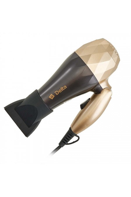 Фен DELTA DL-0909 (коричневый/золотой) 1