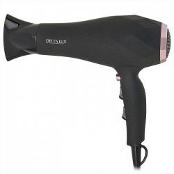 Фен DELTA LUX DL-0941 (черный/розовый)