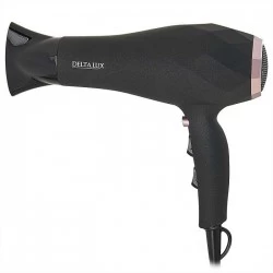 Фен DELTA LUX DL-0941 (черный/розовый)
