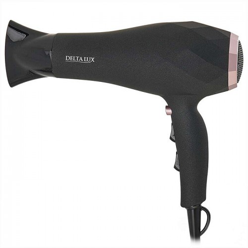 Фен DELTA LUX DL-0941 (черный/розовый) 