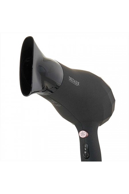 Фен DELTA LUX DL-0941 (черный/розовый) 2