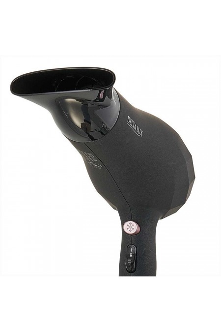 Фен DELTA LUX DL-0941 (черный/розовый) 3
