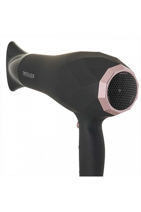 Фен DELTA LUX DL-0941 (черный/розовый) 4