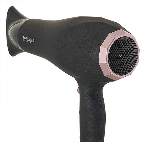 Фен DELTA LUX DL-0941 (черный/розовый) 4