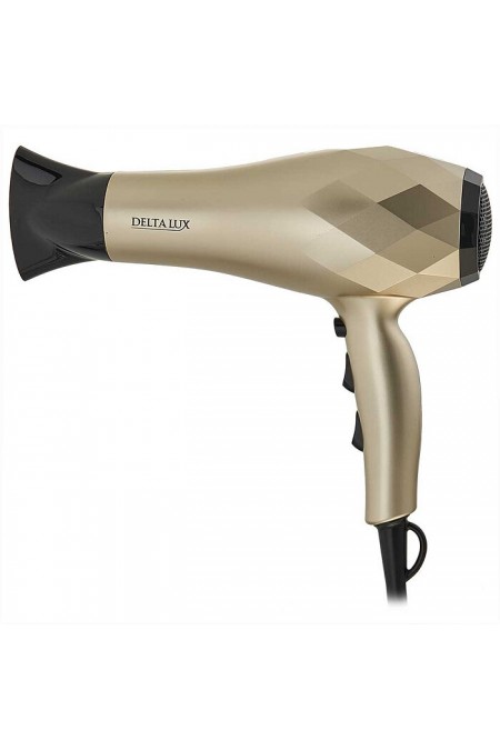 Фен DELTA LUX DL-0941 (черный/золотой) 