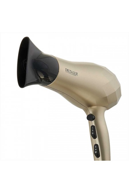 Фен DELTA LUX DL-0941 (черный/золотой) 1