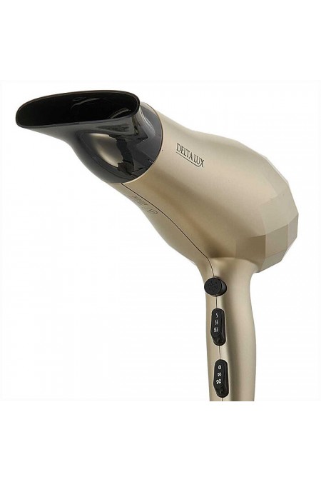 Фен DELTA LUX DL-0941 (черный/золотой) 2