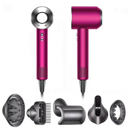 Фен Dyson Supersonic HD07 Fuchsia/Nickel (без кейса) (фуксия/никель) 1