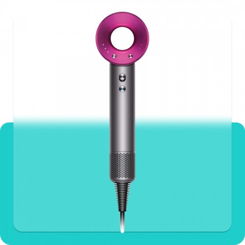 Фен Dyson Supersonic HD07 Nickel/Fuchsia (без кейса) (никель/фуксия) 2