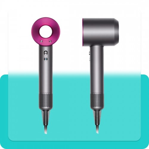 Фен Dyson Supersonic HD07 Nickel/Fuchsia (без кейса) (никель/фуксия) 4