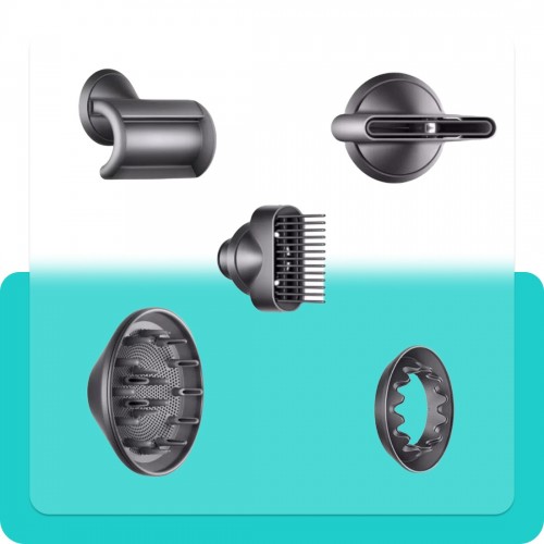 Фен Dyson Supersonic HD07 Nickel/Fuchsia (без кейса) (никель/фуксия) 5