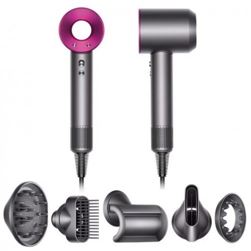 Фен Dyson Supersonic HD07 Nickel/Fuchsia (без кейса) (никель/фуксия) 6