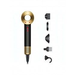 Фен Dyson Supersonic HD07 Onyx/Gold (без кейса) (черный/золотой)