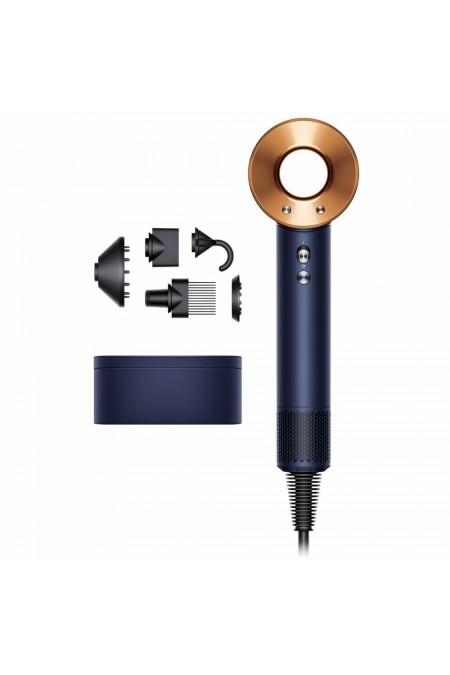 Фен Dyson Supersonic HD07 Prussian blue/Rich Copper (с кейсом) (темно-синий/медь) 