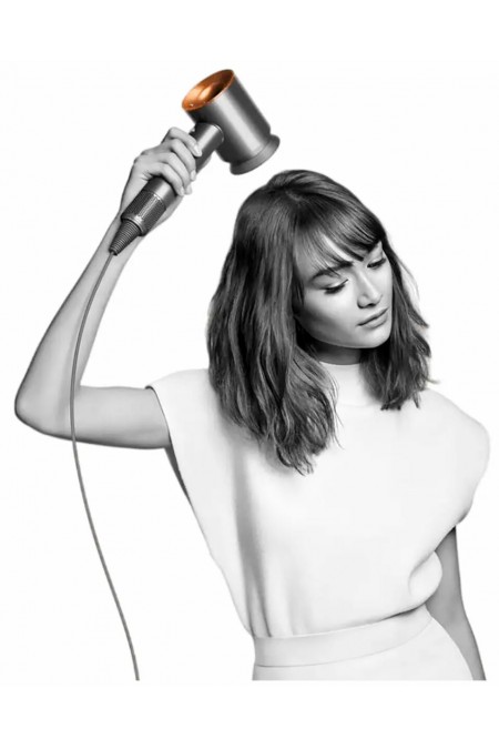 Фен Dyson Supersonic HD07 Prussian Blue/Rich Copper (три насадки, без кейса) (темно-синий/медь) 9