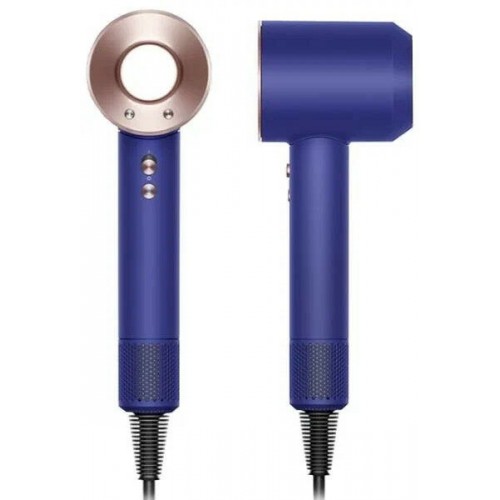 Фен Dyson Supersonic HD08 Vinca Blue/Rose Gold (с кейсом) (синий/розовое золото) 7