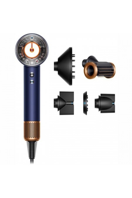 Фен Dyson Supersonic Nural HD16 Prussian Blue/Rich Copper (без кейса) (темно-синий/медь) 