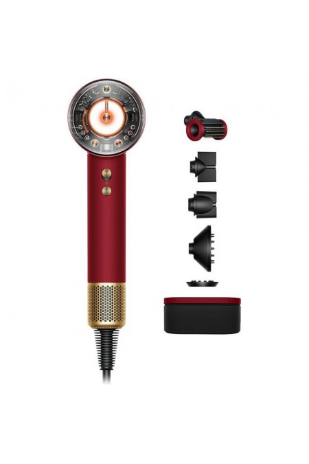 Фен Dyson SuperSonic Nural HD16 Red Velvet/Gold (с кейсом) (красный вельвет/золотой) 3