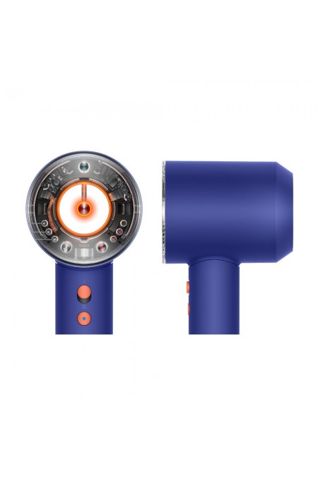 Фен Dyson SuperSonic Nural HD16 Vinca Blue/Topaz Orange (с кейсом) (синий/оранжевый топаз) 1