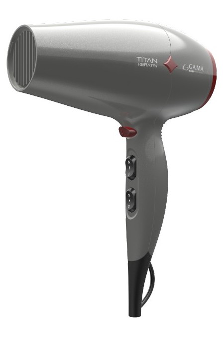 Фен GA.MA Diamond 3D Titan Keratin (GH0303) (серебристый) 2