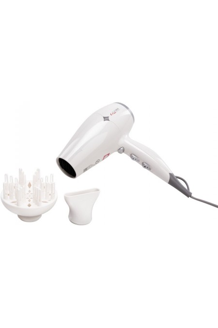 Фен GA.MA Diamond Ceramic Ion (GH0302) (белый) 