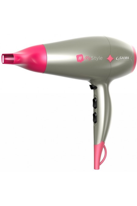 Фен GA.MA Diamond my style (GH0304) (серый/розовый) 4