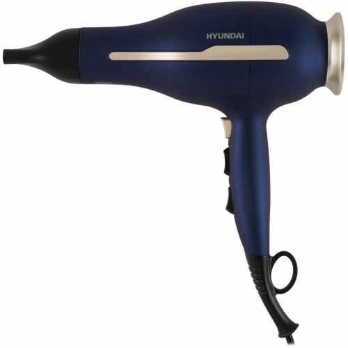 Фен HYUNDAI H-HDI0758 (синий/золотой) 1