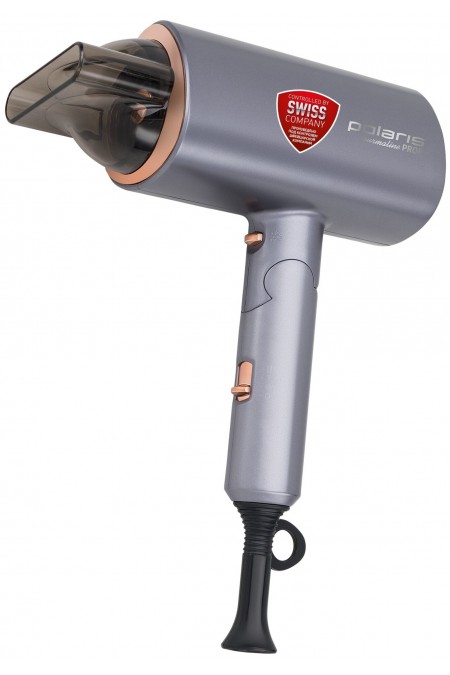 Фен Polaris PHD 2090ACi Tourmaline PROF (графит/розовое золото) 1